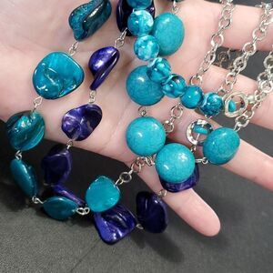 *Sale* Jaclyn Smith silver tone layered necklace